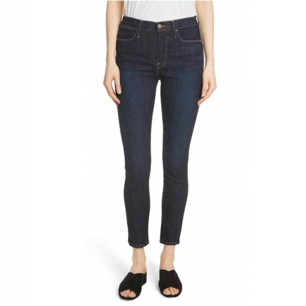 Frame Le High Skinny Crop jeans in Dame
